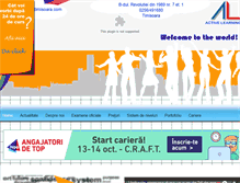 Tablet Screenshot of activelearningtimisoara.com